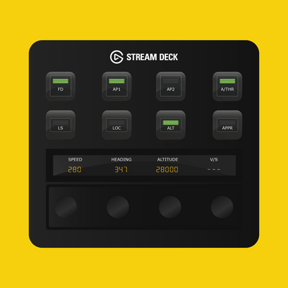 New! iniBuilds A340 Autopilot Profile for Stream Deck Plus