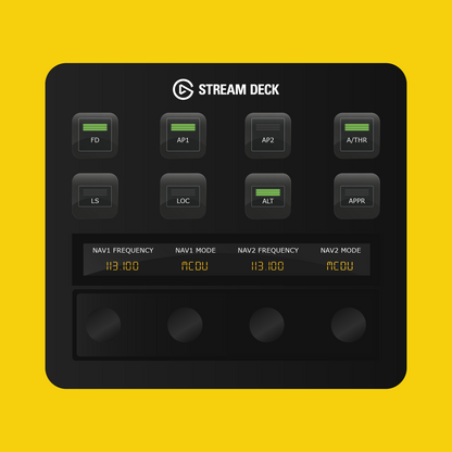 New! iniBuilds A340 Autopilot Profile for Stream Deck Plus