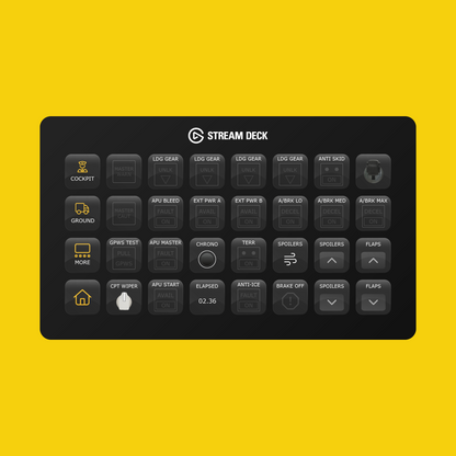 New! iniBuilds A340 Stream Deck Profile