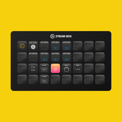 New! iniBuilds A340 Stream Deck Profile