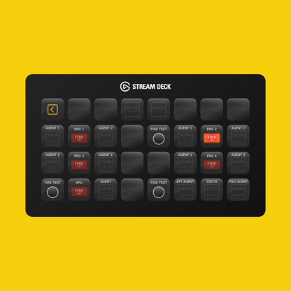 New! iniBuilds A340 Stream Deck Profile