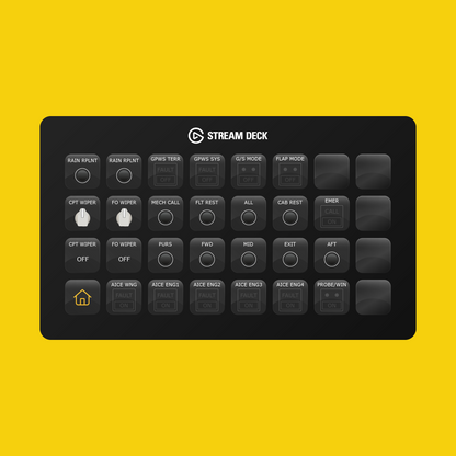 New! iniBuilds A340 Stream Deck Profile