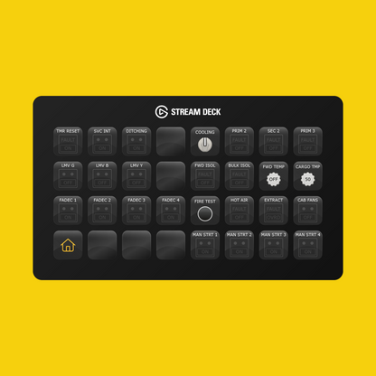 New! iniBuilds A340 Stream Deck Profile