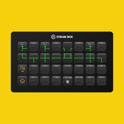 New! iniBuilds A340 Stream Deck Profile