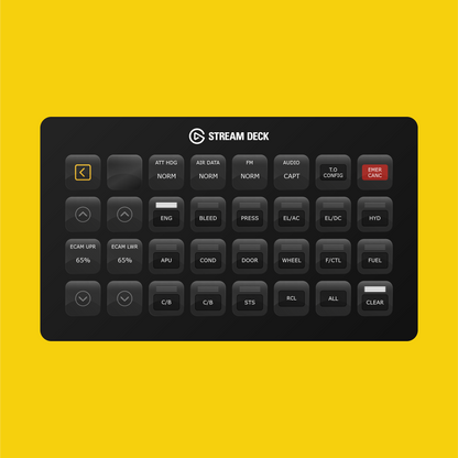 New! iniBuilds A340 Stream Deck Profile