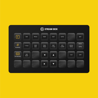 New! iniBuilds A340 Stream Deck Profile