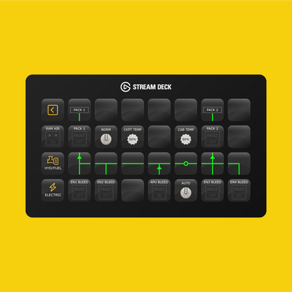 New! iniBuilds A340 Stream Deck Profile