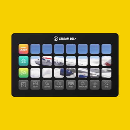 New! iniBuilds A380 Stream Deck Profile