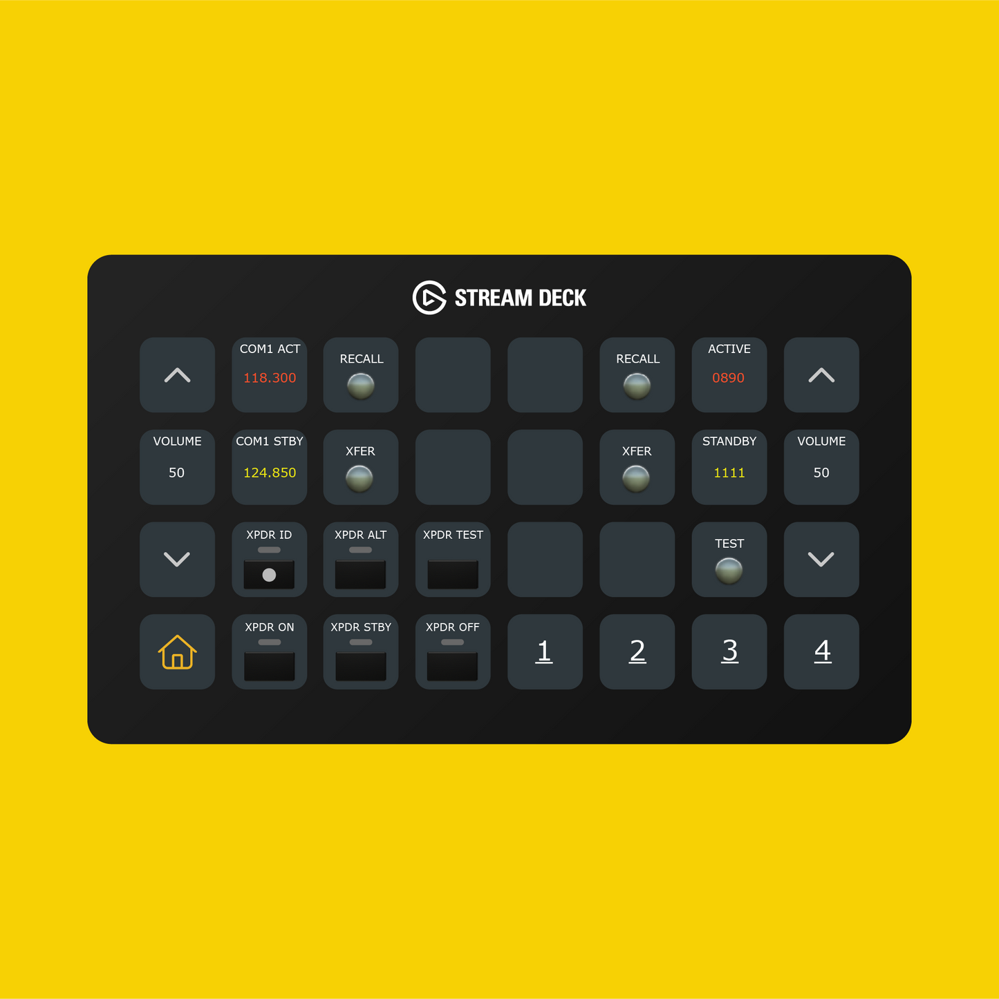 Flysimware Cessna 414 AW Chancellor Stream Deck Profile