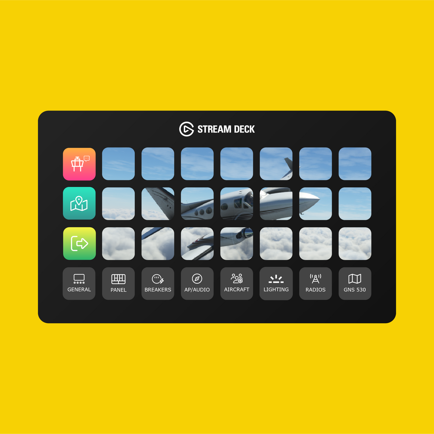 Flysimware Cessna 414 AW Chancellor Stream Deck Profile